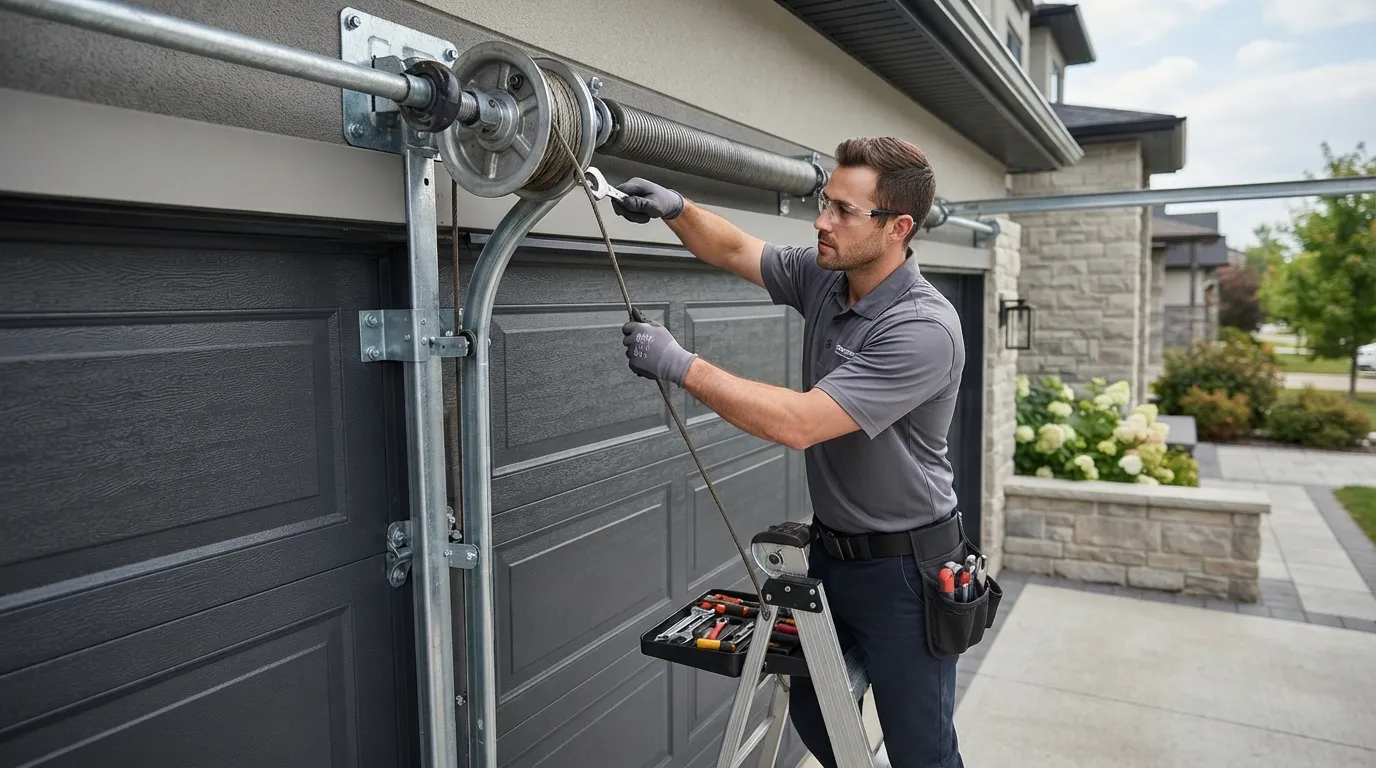 Cable Repair for Lantana's 2007-Era Garage Doors in Coppell