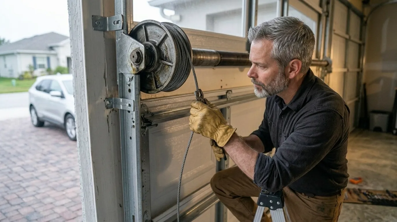 Garage Door Cable Repair for Highland Village Homes in Coppell