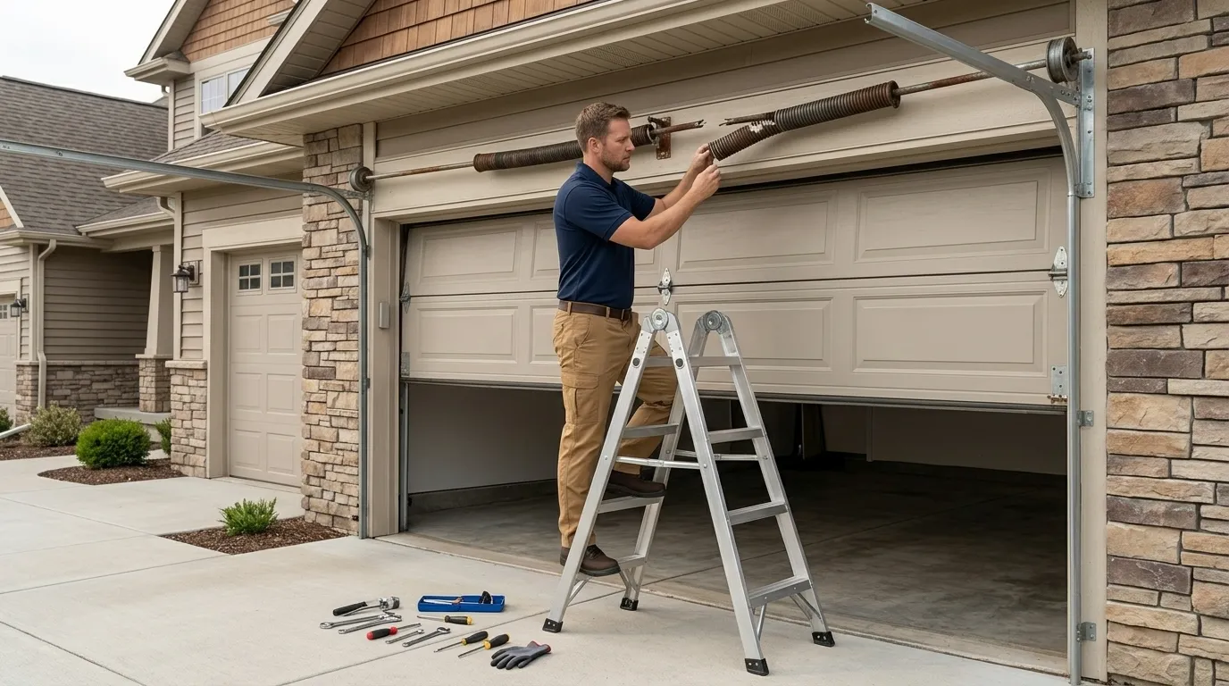 Garage Door Spring Repair for Trophy Club Homes in Coppell