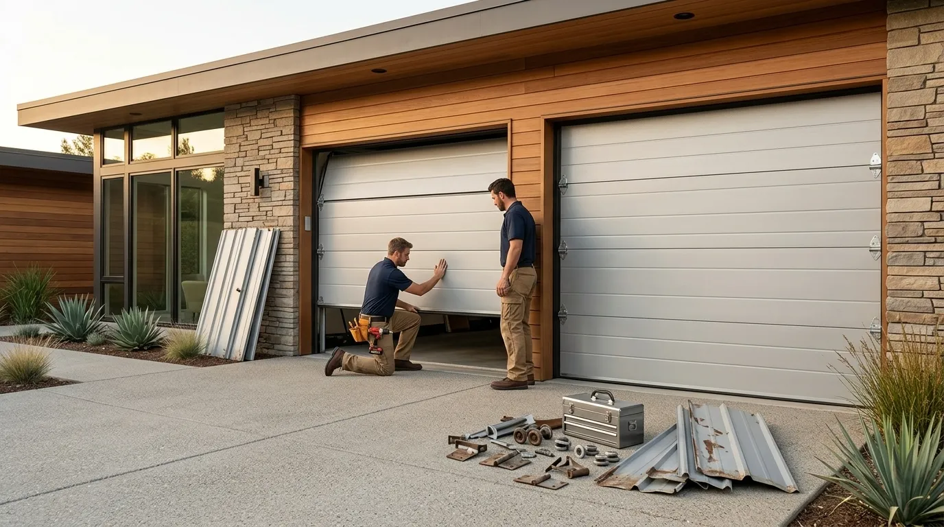 New Garage Door Installation for Highland Park Homes in Coppell
