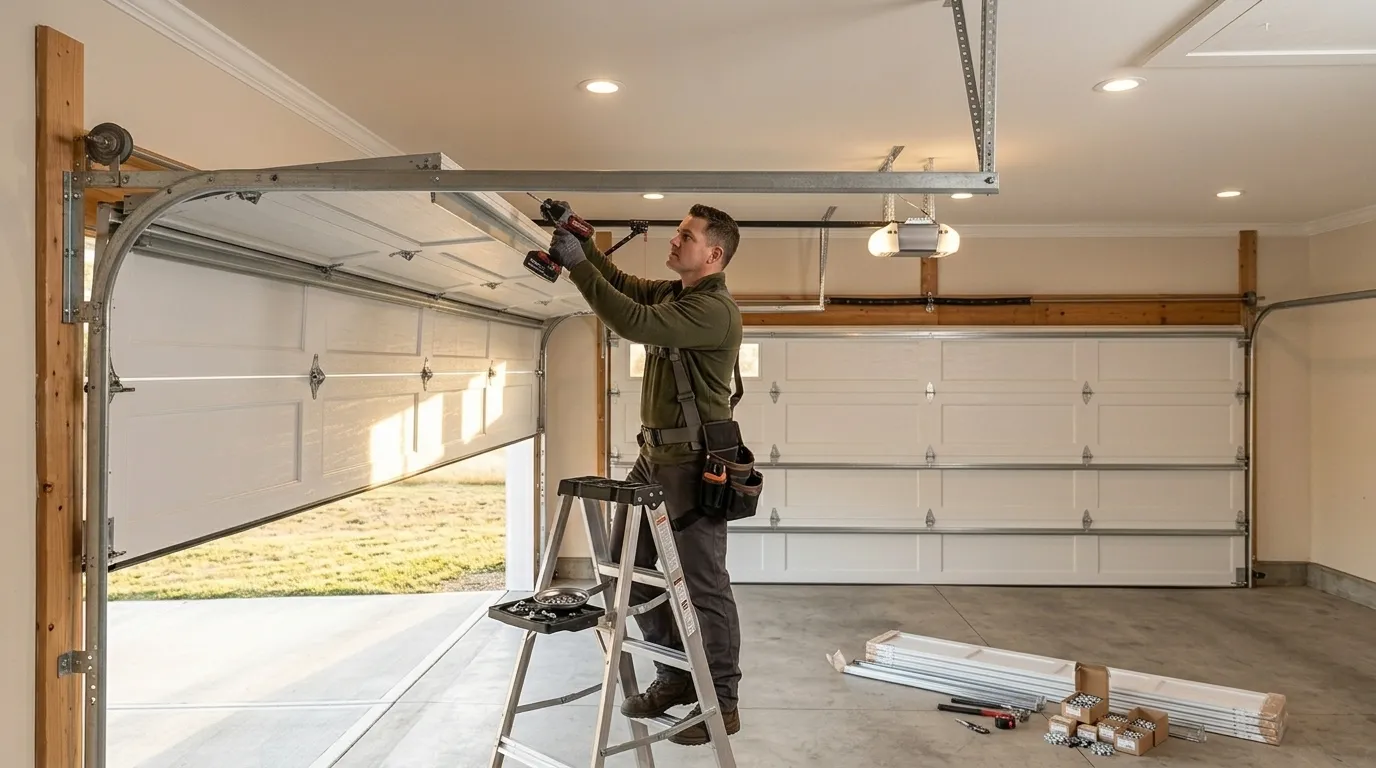 New Garage Door Installation for Lantana Homes in Coppell