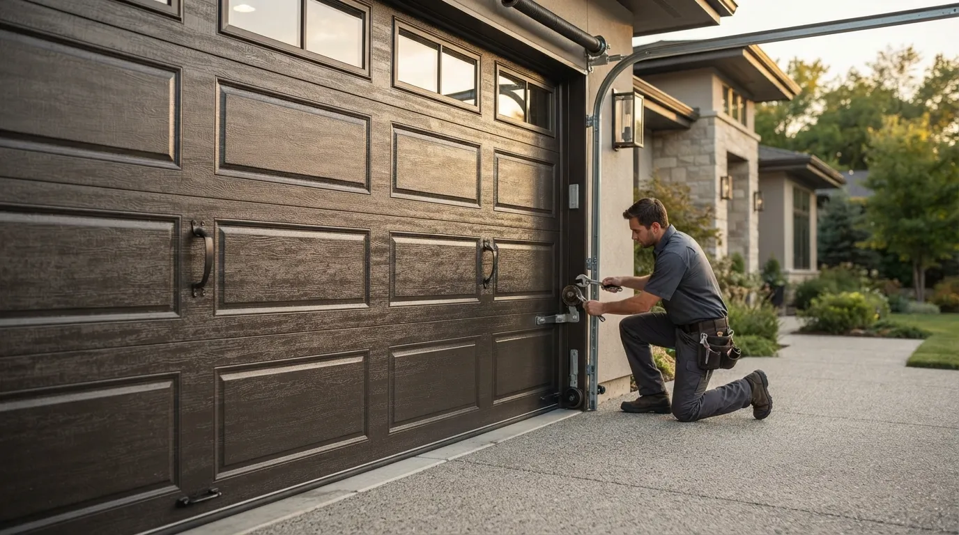 Off-Track Garage Door Repair, Highland Park in Coppell