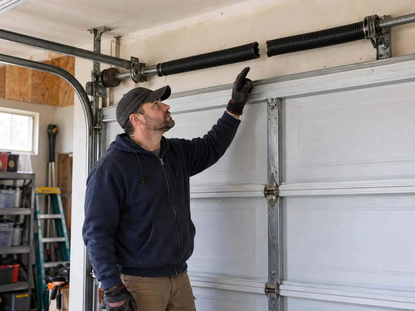 Spring Repair for Corinth's Late-1990s Garage Doors in Coppell